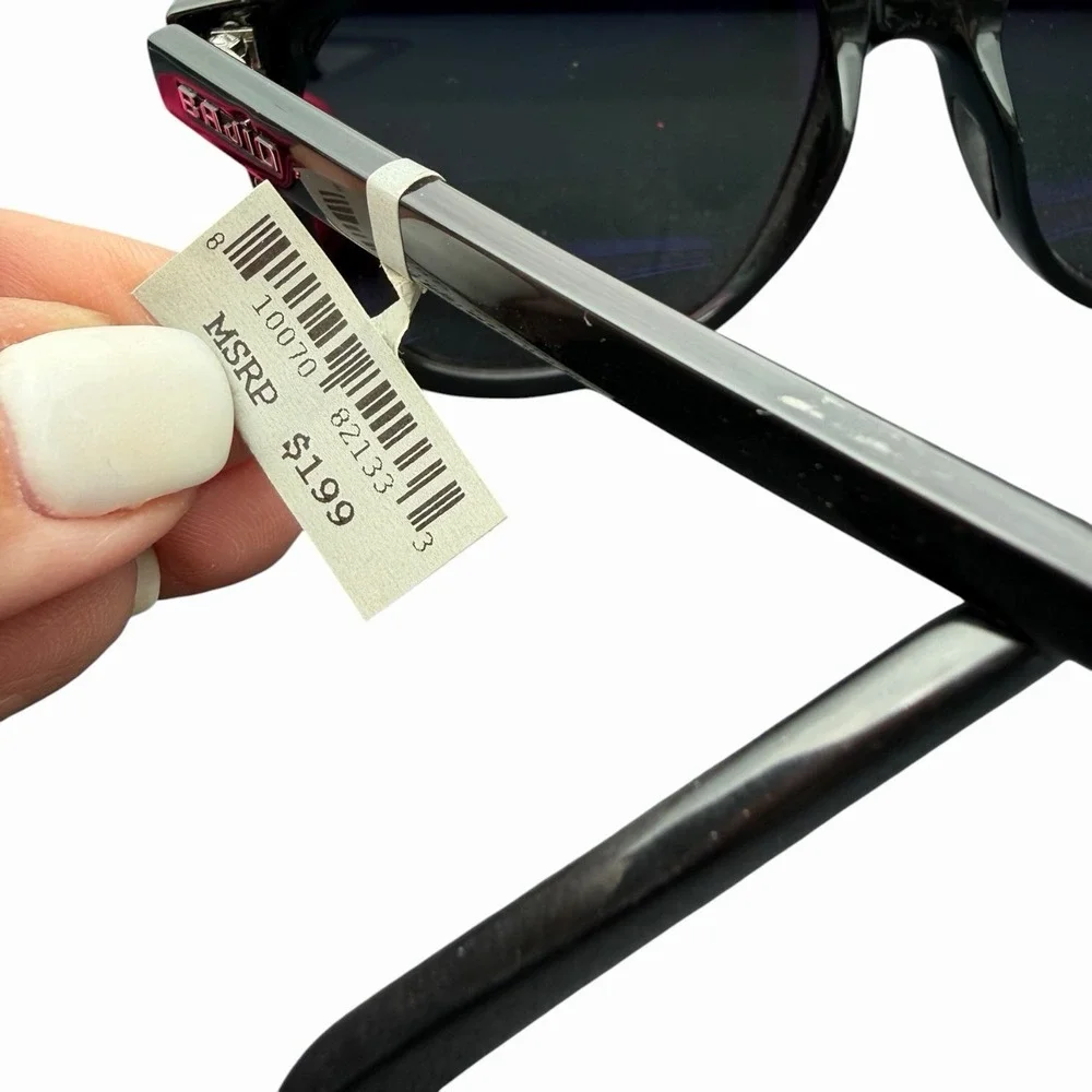Bajio Black Gloss Casuarina Sunglasses New Without Case